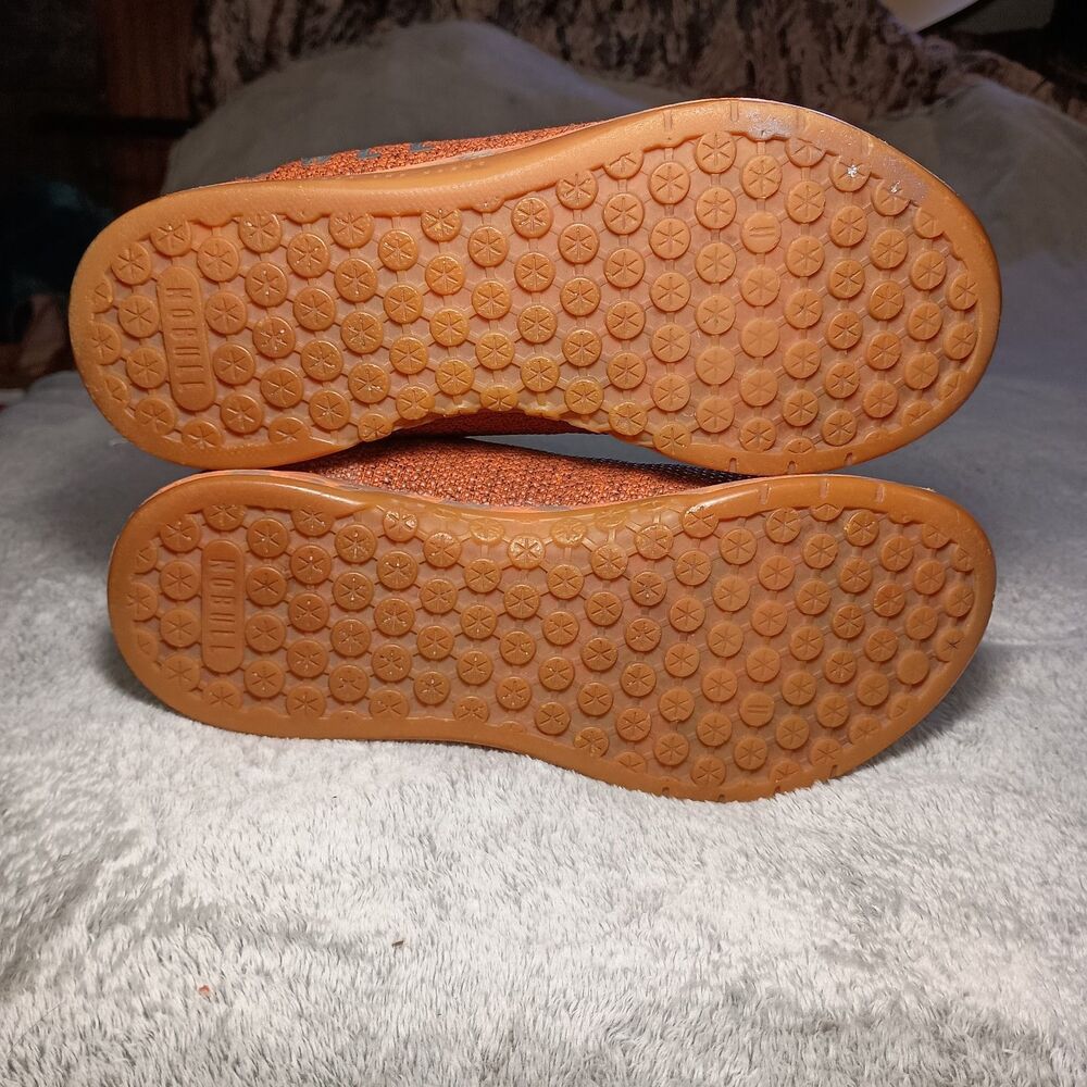 NOBULL Orange Heather Low Top Trainer Athletic Sneakers Women's Size 6 Men's 4.5 - Picture 7 of 16